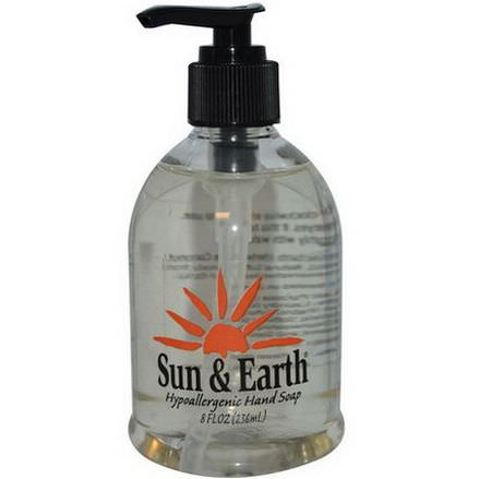 Sun&Earth, Hypoallergenic Hand Soap, Fresh Citrus Scent 236ml