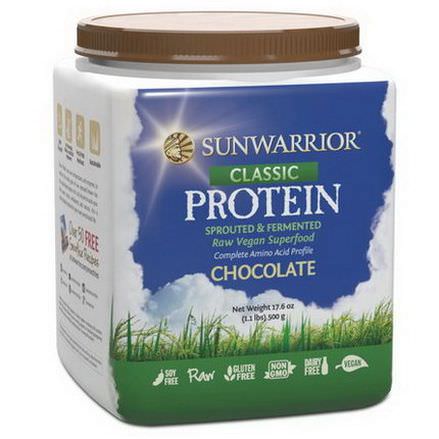 Sunwarrior, Classic Protein, Chocolate 500g