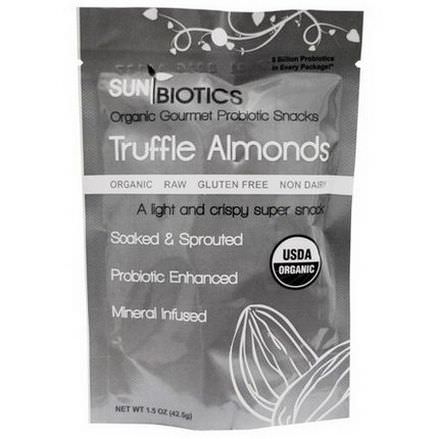 Sunbiotics, Organic Gourmet Probiotic Snacks, Truffle Almonds 42.5g