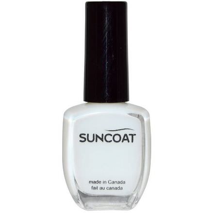 Suncoat, Water-Based Nail Polish, Clear Base/Top Coat 13ml