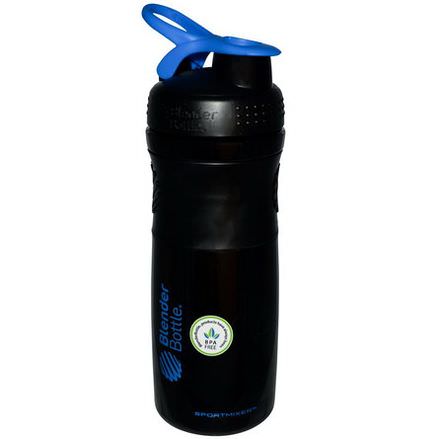 Sundesa, SportMixer Blender Bottle, Black/Blue, 28 oz