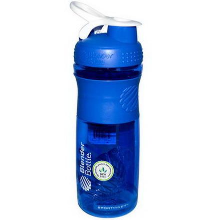 Sundesa, SportMixer Blender Bottle, Blue/White, 28 oz