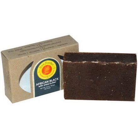 Sunfeather Soaps, African Black Soap Bar 121g