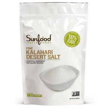 Sunfood, Fine Kalahari Desert Salt, 454g