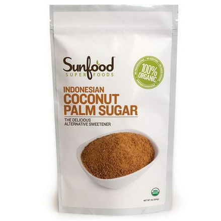 Sunfood, Indonesian Coconut Palm Sugar, 454g