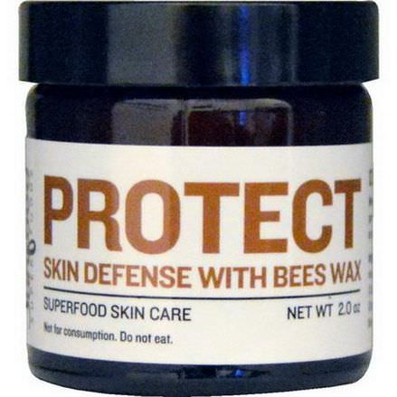 Sunfood, Protect Skin Defense with Bees Wax, Superfood Skin Care, 2.0 oz