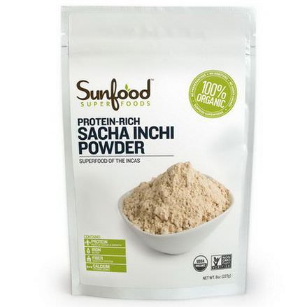 Sunfood, Protein-Rich Sacha Inchi Powder 227g
