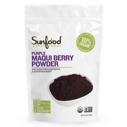 Sunfood, Purple Maqui Berry Powder 227g
