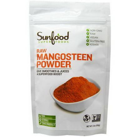 Sunfood, Raw Mangosteen Powder 100g