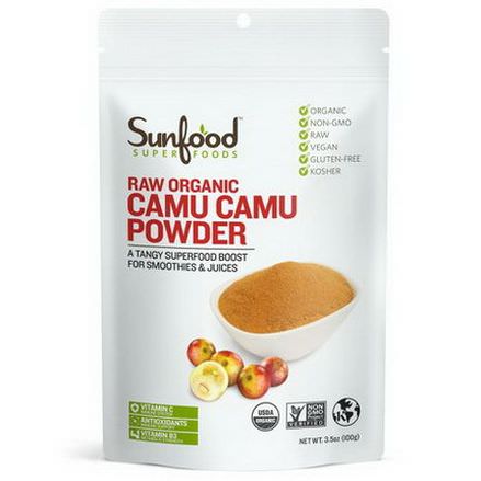 Sunfood, Raw Organic Camu Camu Powder 100g