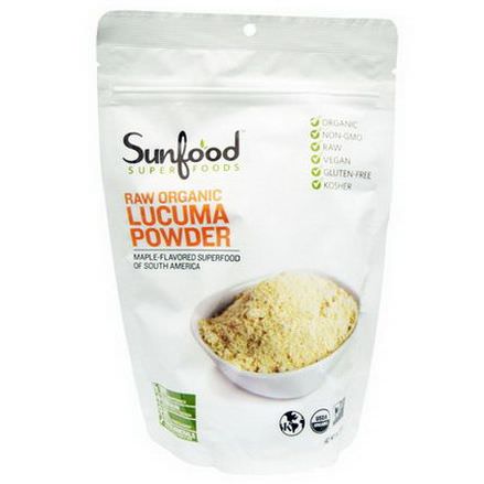 Sunfood, Raw Organic Lucuma Powder 227g