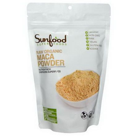 Sunfood, Raw Organic Maca Powder 227g