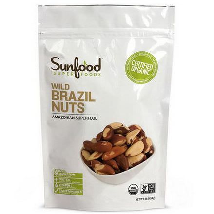 Sunfood, Wild Brazil Nuts 454g