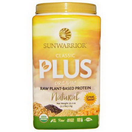 Sunwarrior, Organic Classic Plus, Natural 1 kg