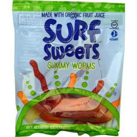 SurfSweets, Gummy Worms 78g