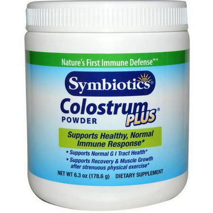 Symbiotics, Colostrum Plus, Powder 178.6g