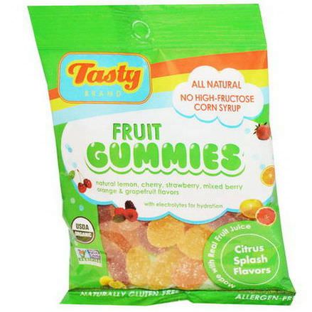 Tasty Brand, Fruit Gummies, Citrus Splash Flavors 78g