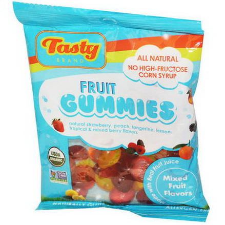 Tasty Brand, Fruit Gummies, Mixed Fruit Flavors 78g