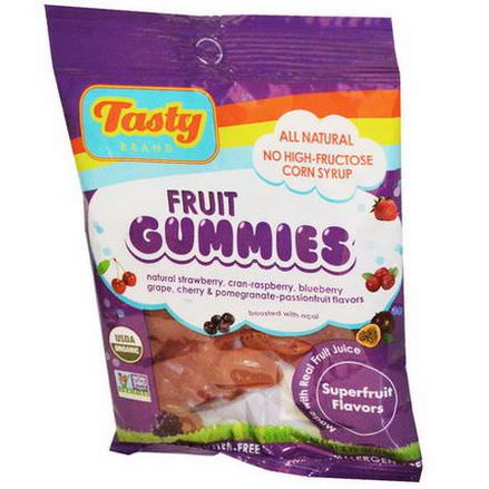 Tasty Brand, Fruit Gummies, Superfruit Flavors 78g