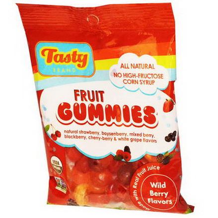 Tasty Brand, Fruit Gummies, Wild Berry Flavors 78g