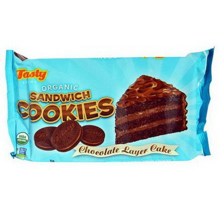 Tasty Brand, Organic Sandwich Cookies, Chocolate Layer Cake 273g
