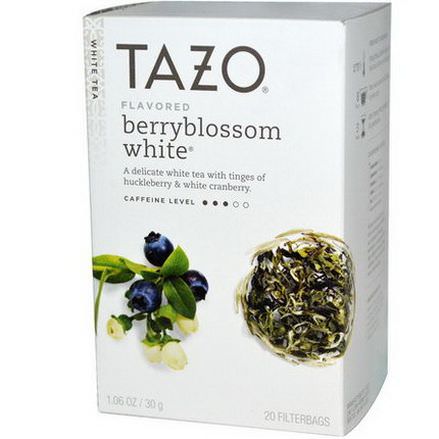 Tazo Teas, Flavored Berryblossom White Tea, 20 Filterbags 30g