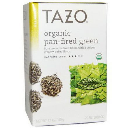 Tazo Teas, Organic Pan-Fired Green Tea, 20 Filterbags 40g