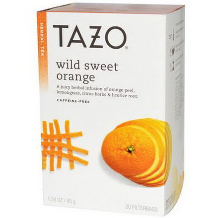 Tazo Teas, Wild Sweet Orange, Herbal Tea, Caffeine-Free, 20 Filterbags 45g