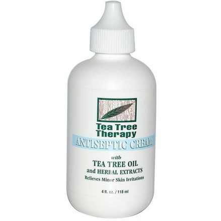 Tea Tree Therapy, Antiseptic Cream, with Tea Tree Oil and Herbal Extracts 118ml