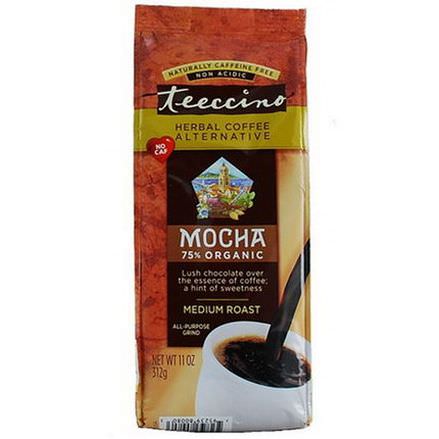 Teeccino, Mocha, Medium Roast Coffee, Caffeine Free 312g