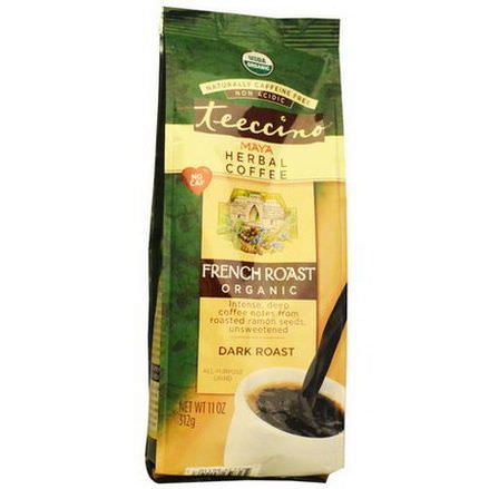Teeccino, Organic Maya Herbal Coffee, French Roast, Caffeine Free 312g