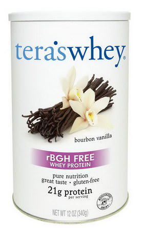 Tera's Whey, rBGH Free Whey Protein, Bourbon Vanilla 340g
