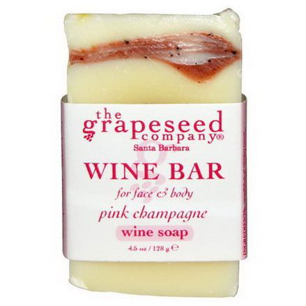 The Grapeseed Company Santa Barbara, Pink Champagne Wine Bar Soap 128g