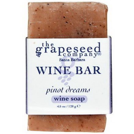 The Grapeseed Company Santa Barbara, Wine Bar Soap, Pinot Dreams 128g