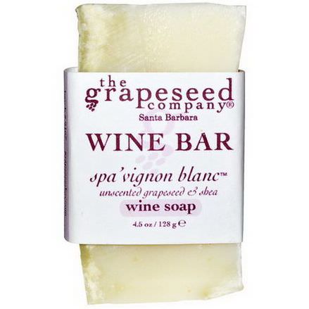 The Grapeseed Company Santa Barbara, Wine Bar Soap, Spa'Vignon Blanc 128g