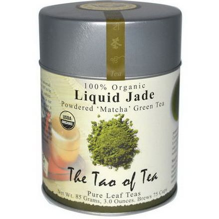 The Tao of Tea, 100% Organic Japanese Powdered Matcha Green Tea, Liquid Jade 85g