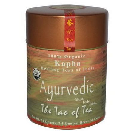 The Tao of Tea, 100% Organic Kapha Ayurvedic Tea, Caffeine Free 72g