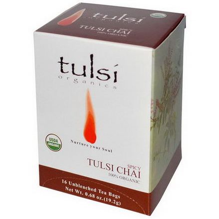 The Tao of Tea, Organic Spicy Tulsi Chai, 16 Tea Bags 19.2g