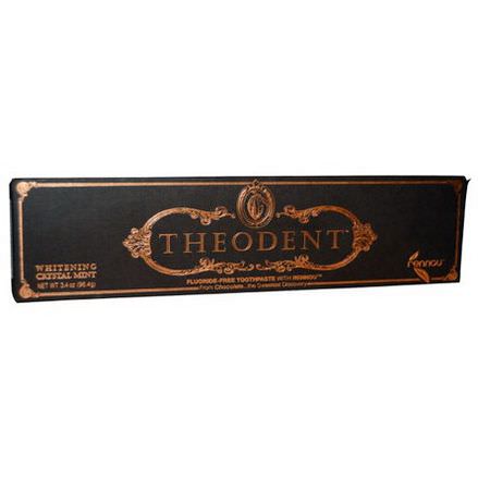 Theodent, Fluoride Free Toothpaste With Rennou, Whitening Crystal Mint 96.4g