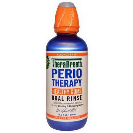 TheraBreath, PerioTherapy, Healthy Gums Oral Rinse, Alcohol Free 500ml