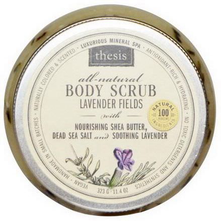 Thesis, All Natural Body Scrub, Lavender Fields 323g