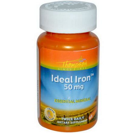 Thompson, Ideal Iron, 50mg, 60 Tablets