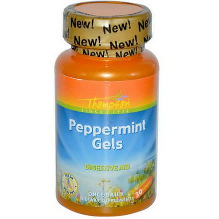 Thompson, Peppermint Gels, 30 Softgels