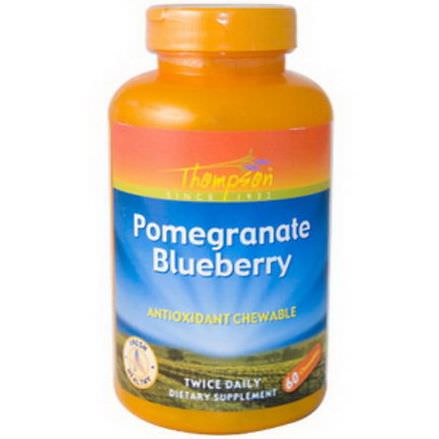 Thompson, Pomegranate Blueberry, Antioxidant Chewable, 60 Chewables
