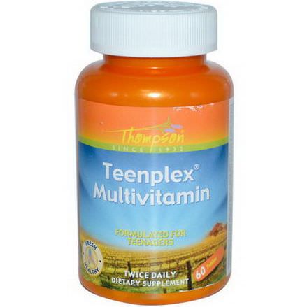 Thompson, Teenplex Multivitamin, 60 Tablets