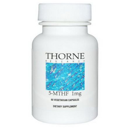 Thorne Research, 5-MTHF, 1mg, 60 Veggie Caps