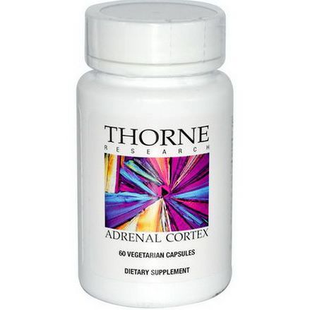 Thorne Research, Adrenal Cortex, 60 Veggie Caps
