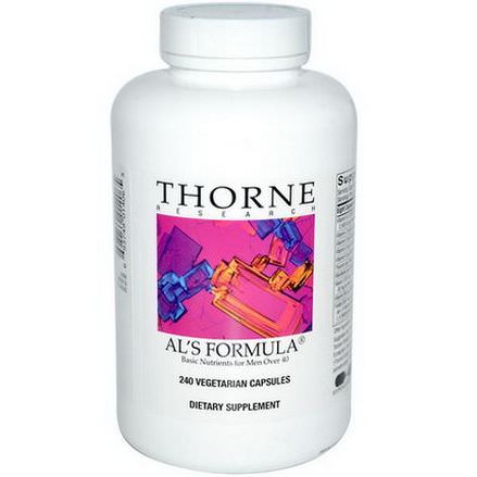 Thorne Research, Al's Formula, Basic Nutrients for Men Over 40, 240 Veggie Caps