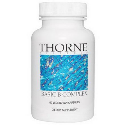 Thorne Research, Basic B Complex, 60 Veggie Caps