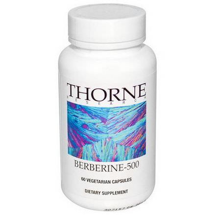 Thorne Research, Berberine-500, 60 Veggie Caps